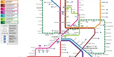 Malezi estasyon tren a kat jeyografik