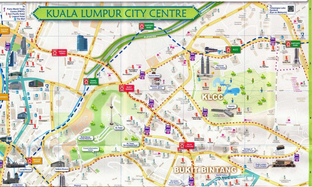 bukit bintang sant komèsyal kat jeyografik