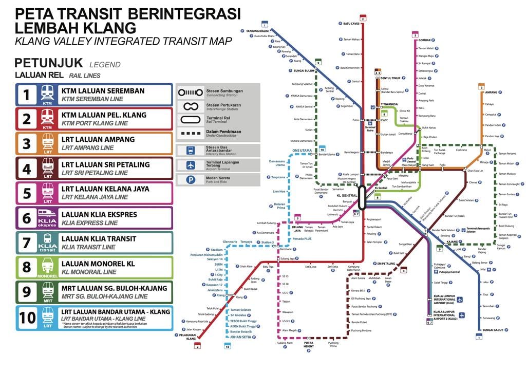 transpò piblik kat jeyografik kuala lumpur