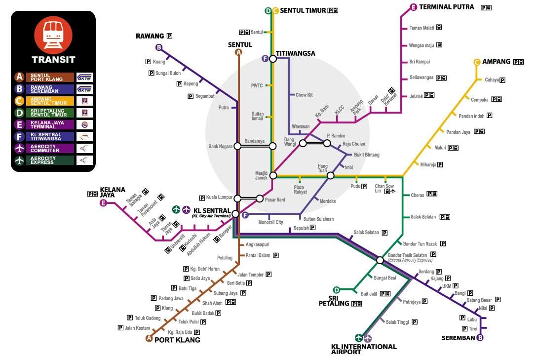 Kat jeyografik nan km transpò piblik