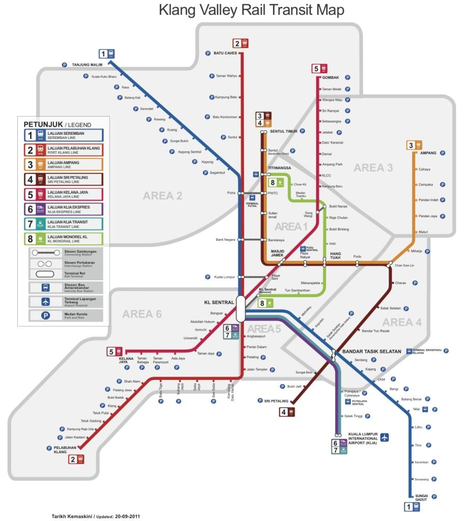 Kat jeyografik nan kuala lumpur ayewopò tren