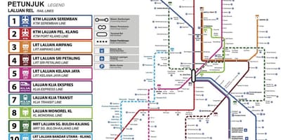 Transpò piblik kat jeyografik kuala lumpur