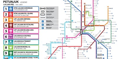 Kat jeyografik nan klang valley zòn nan