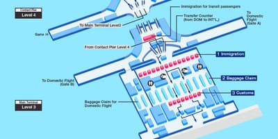Nan Klia tèminal nan kat jeyografik