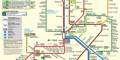 Transpò piblik kat jeyografik malezi